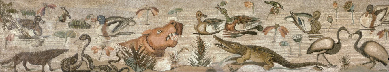 Scène du Nil, de la Casa del Fauno (Maison du Faune) Pompéi